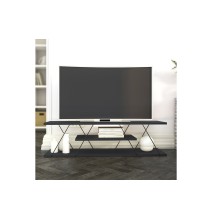 Mueble de TV con 3 Estantes, Soporte para TV en Color Antracita 120x30x33cm - Ideal para Salón y Sala de Estar